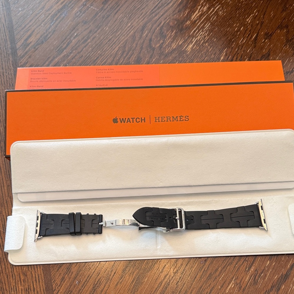 Hermes Black Watch Band